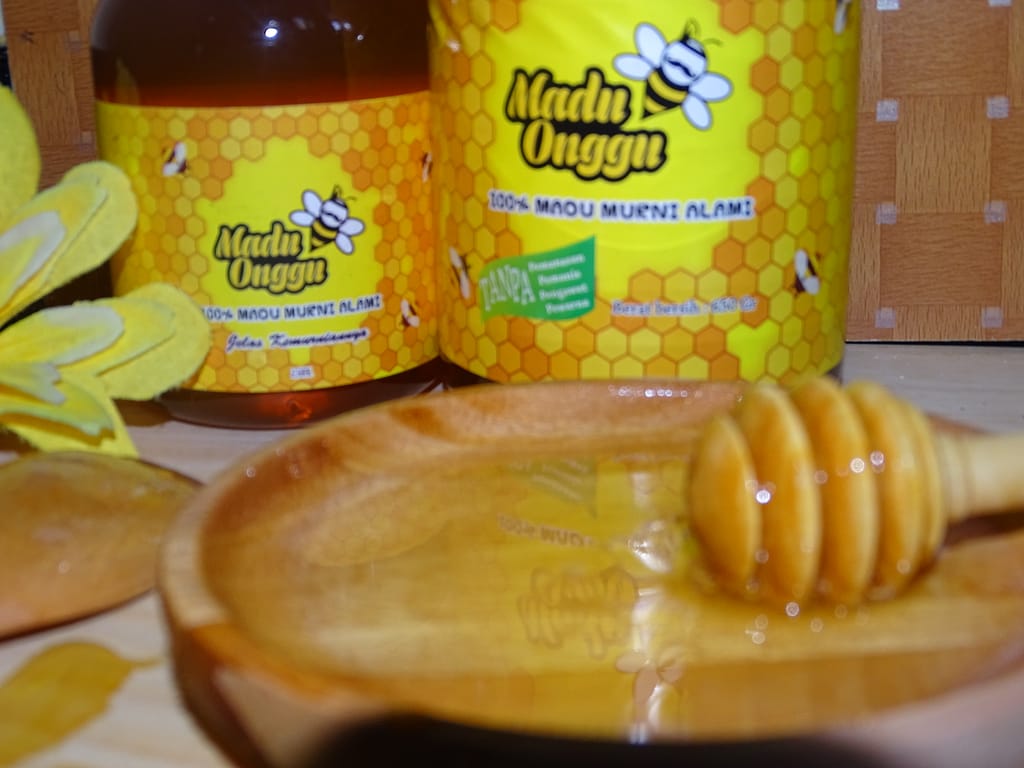 madu asli madu onggu 325 gram benar benar madu asli madu murni madu hutan
